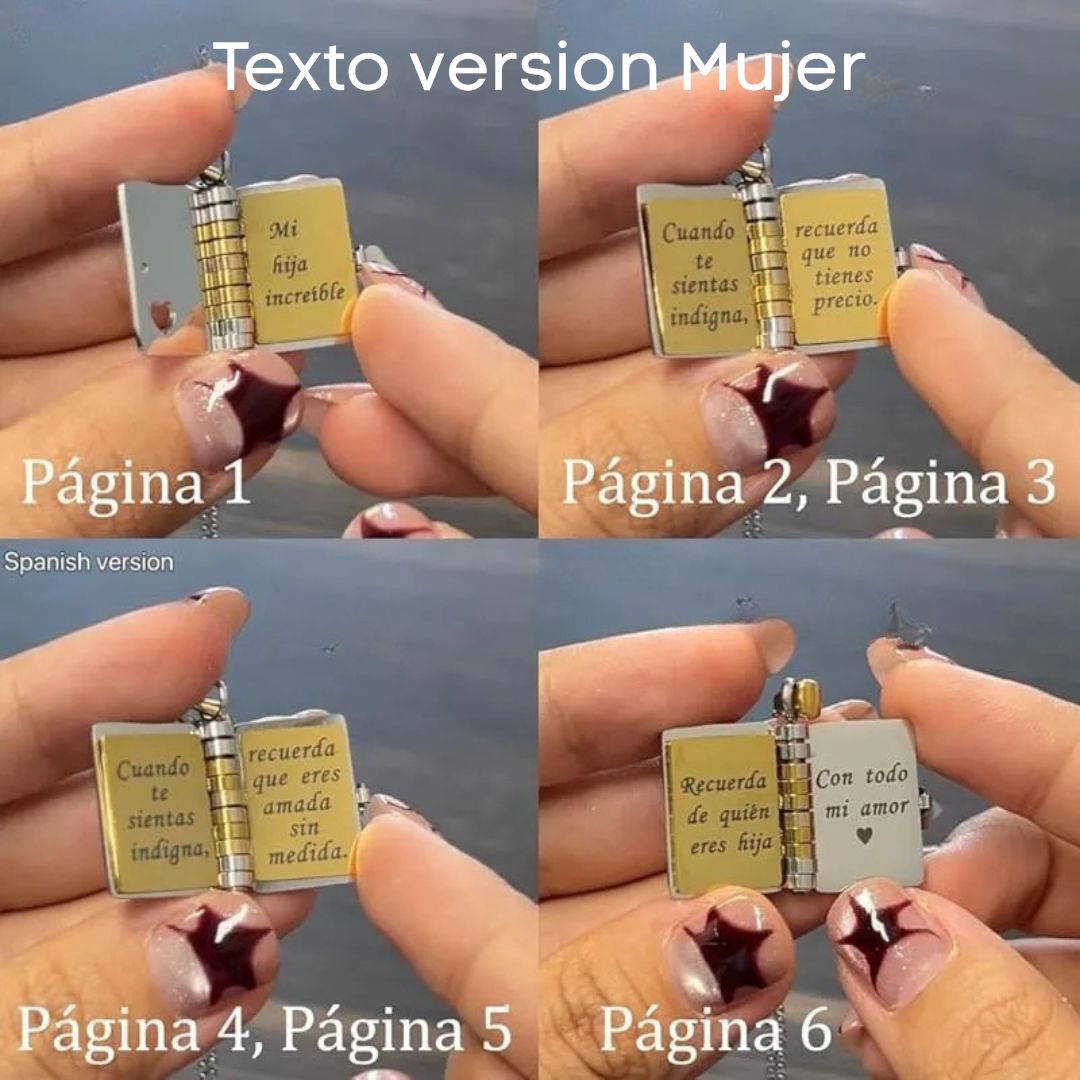 El Collar Libro - Un mensaje de amor que tu hijo llevará para siempre