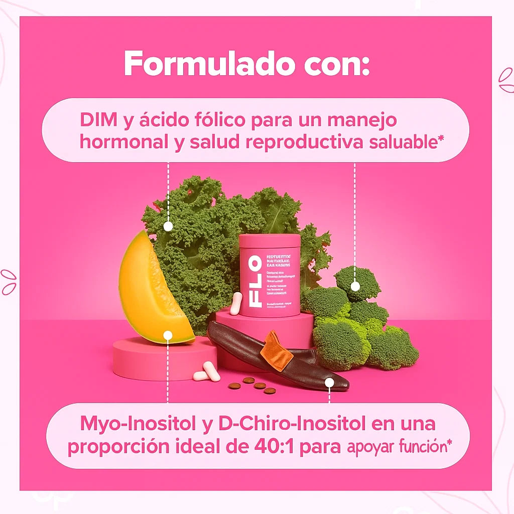 FLO Apoyo Ovárico – Recupera tu fertilidad en cápsulas veganas