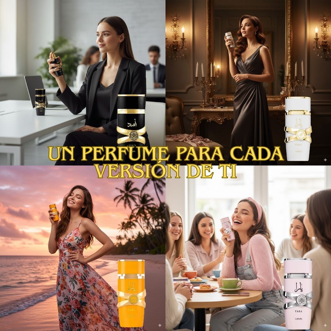Perfumes Yara mini set x4 30 ML ORIGINALES - TodoBacano