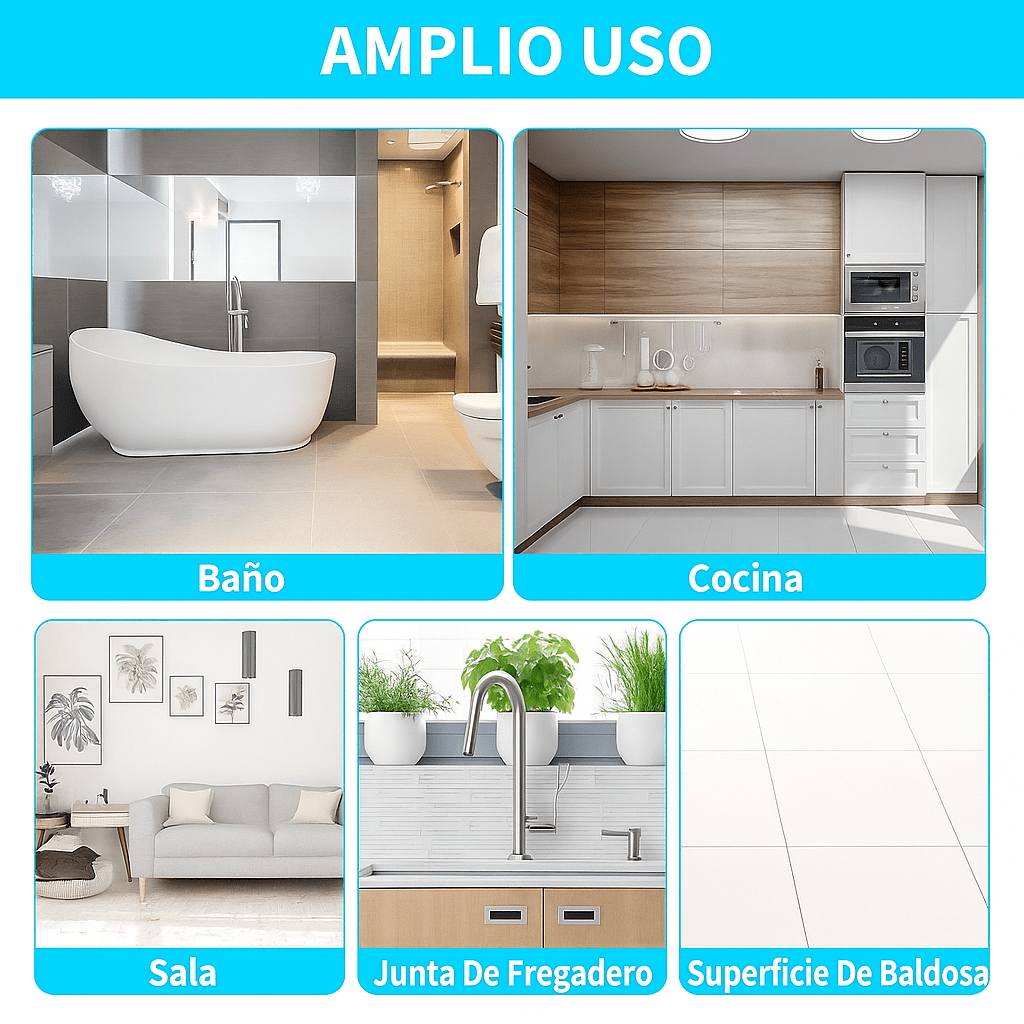 Kit 15 piezas de Acabado y Calafateo - TodoBacano