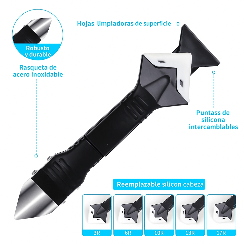 Kit 15 piezas de Acabado y Calafateo - TodoBacano