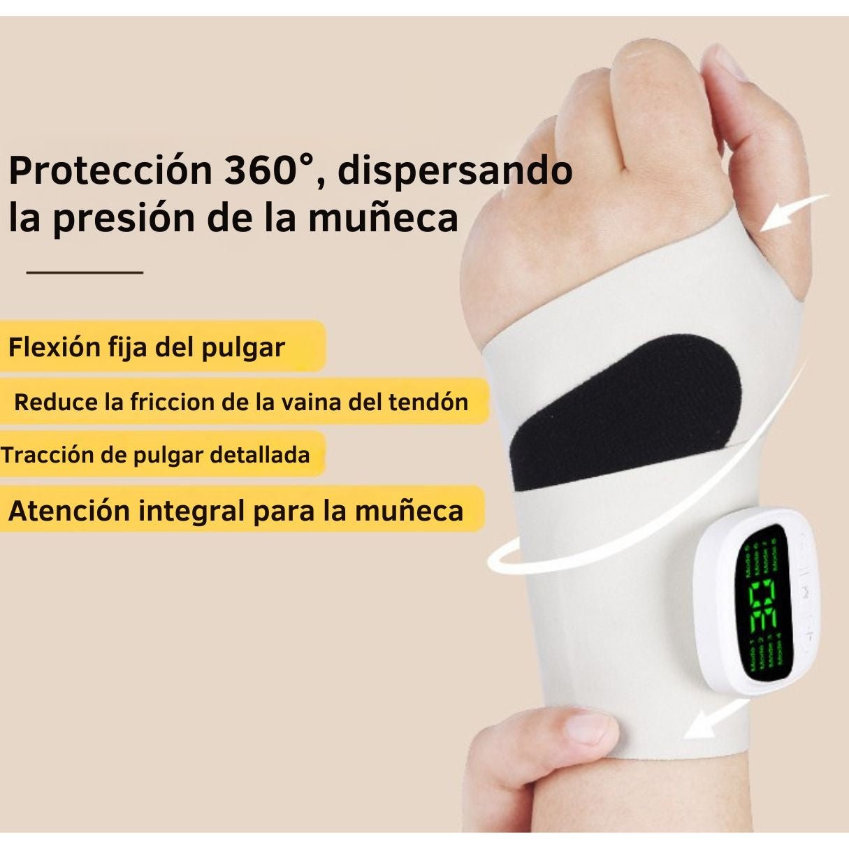 Muñequera terapeutica - adiós a la artritis, tendinitis y fatiga - TodoBacano