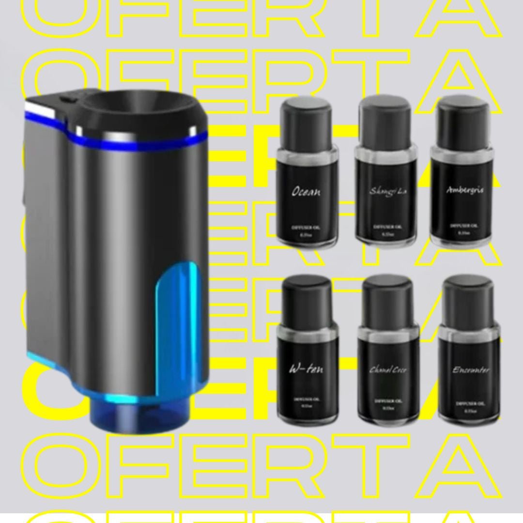 Humidificador ambientador inteligente + Fragancias y cable de Regalo - TodoBacano