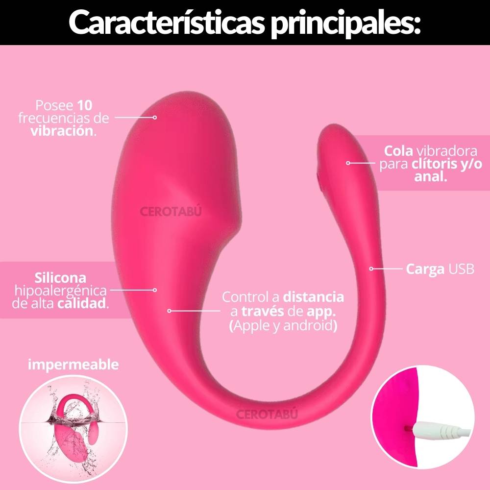Huevo Vibrador Inalámbrico App - TodoBacano