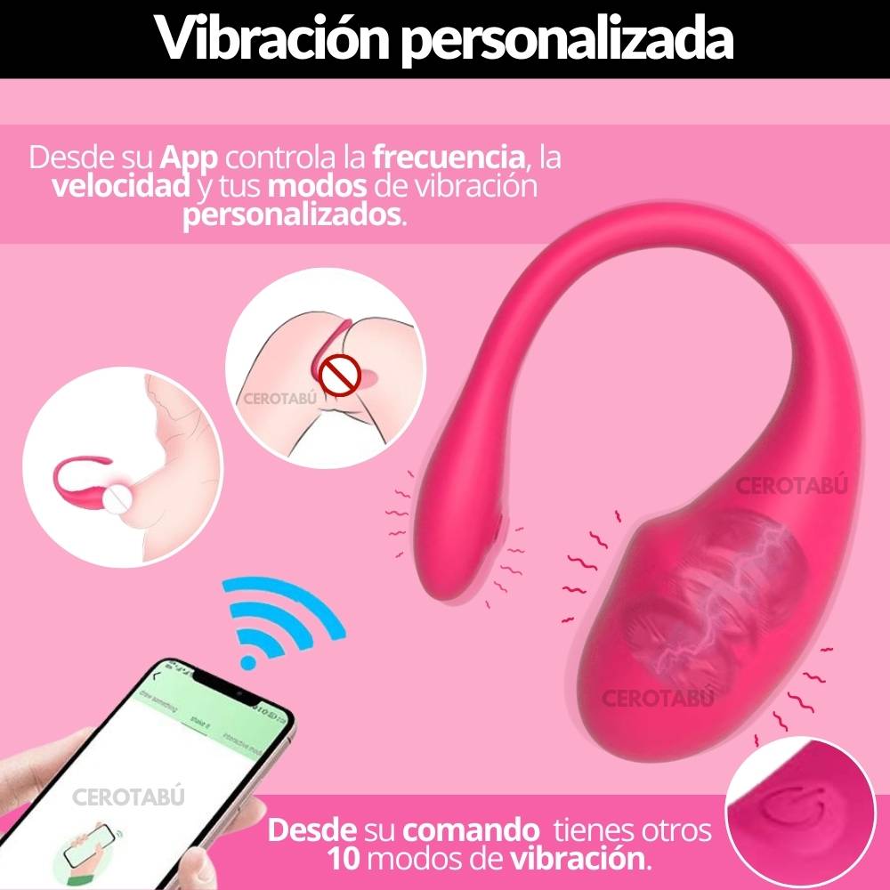 Huevo Vibrador Inalámbrico App - TodoBacano