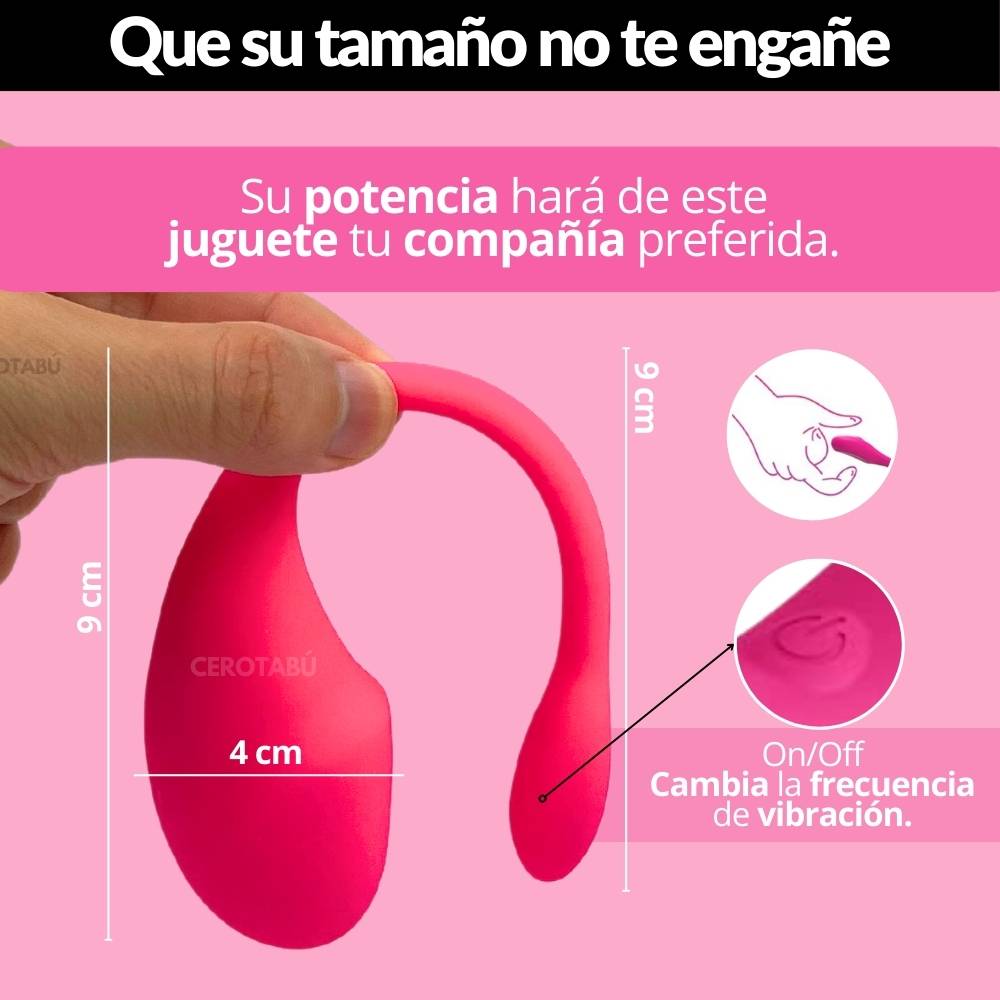 Huevo Vibrador Inalámbrico App - TodoBacano