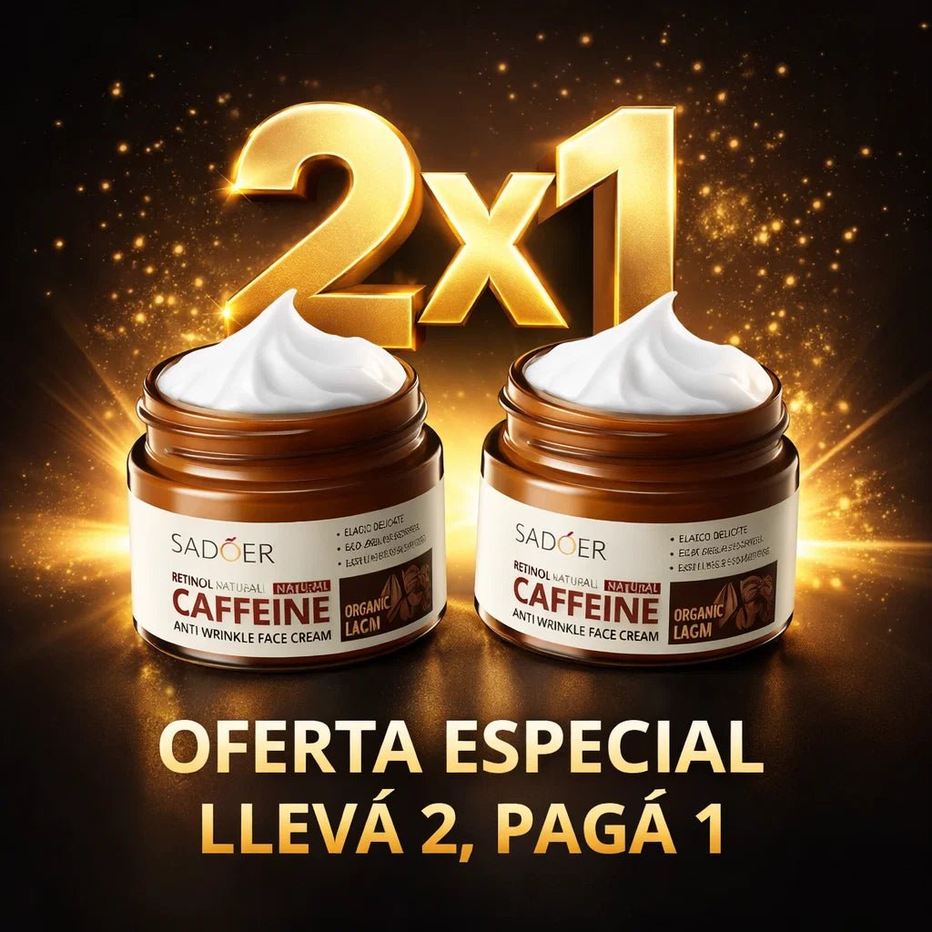Crema Antiarrugas Con Retinol Y Cafeína 2X1 - TodoBacano