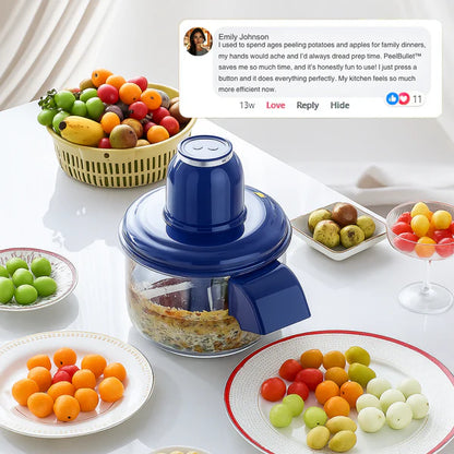 ¡Pela en segundos sin dolor de manos — Cocina más rápido con Peel Blitz™!