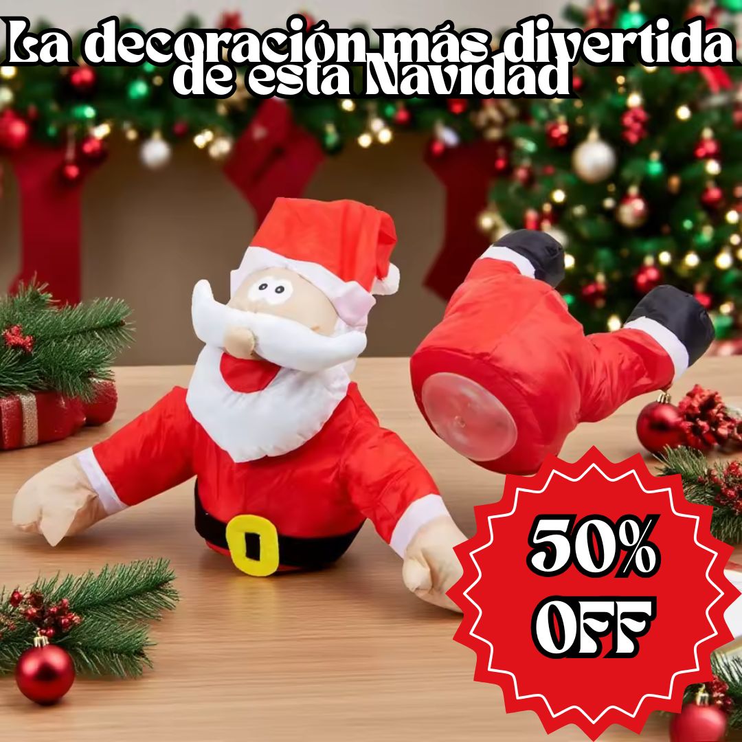 Santa Atascado en tu Ventana - TodoBacano