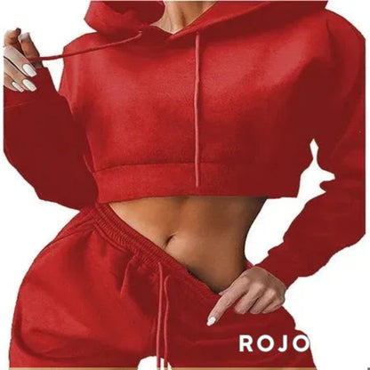 Conjunto Caderón mujer Buzo Top premium