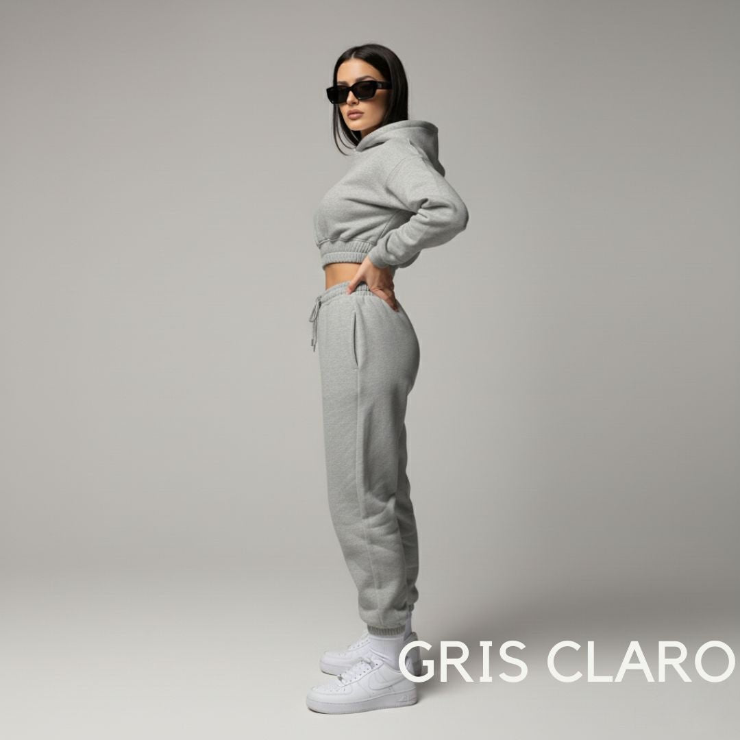 Conjunto Caderón mujer Buzo Top premium - TodoBacano