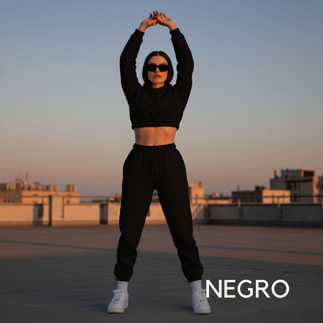 Conjunto Caderón mujer Buzo Top premium - TodoBacano