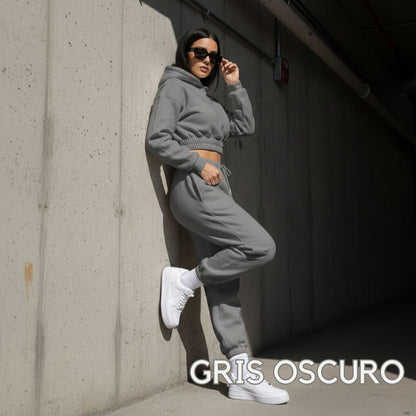 Conjunto Caderón mujer Buzo Top premium - TodoBacano