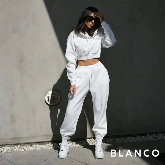 Conjunto Caderón mujer Buzo Top premium