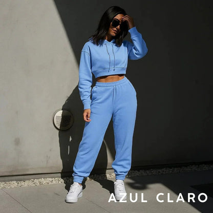 Conjunto Caderón mujer Buzo Top premium