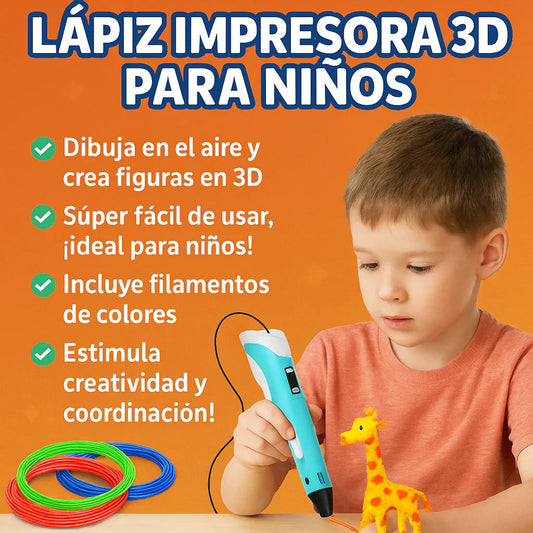 Lápiz Impresora 3D - 10 metros de filamento