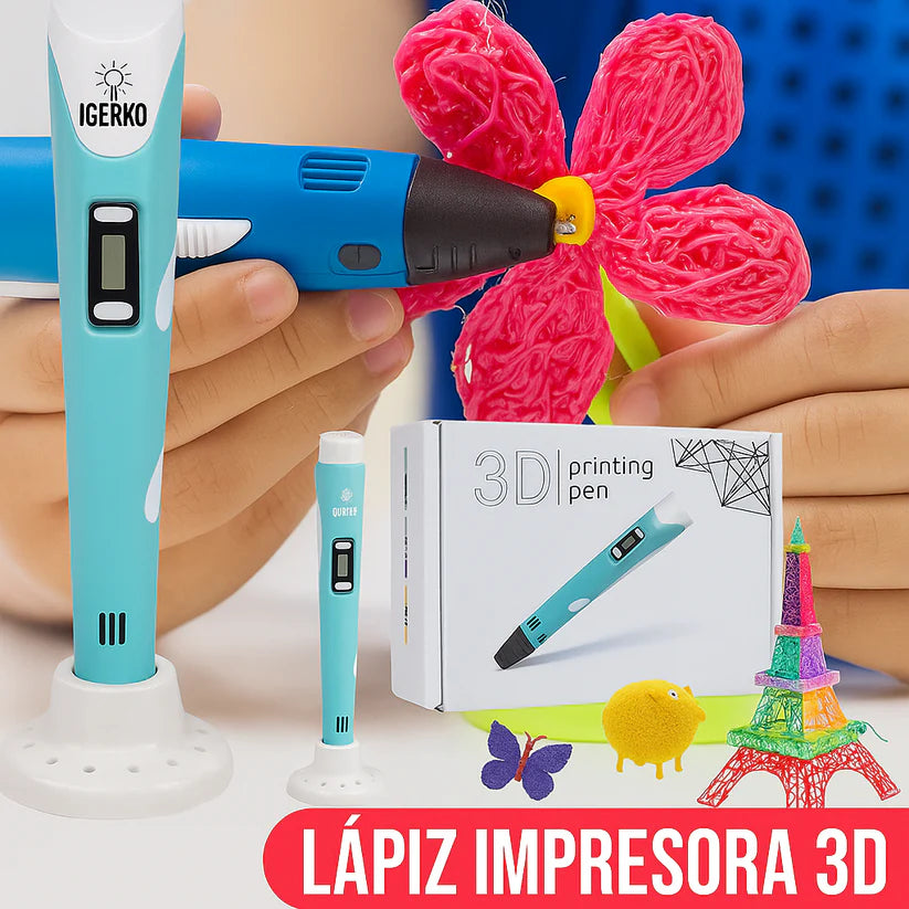 Lápiz Impresora 3D - 10 metros de filamento