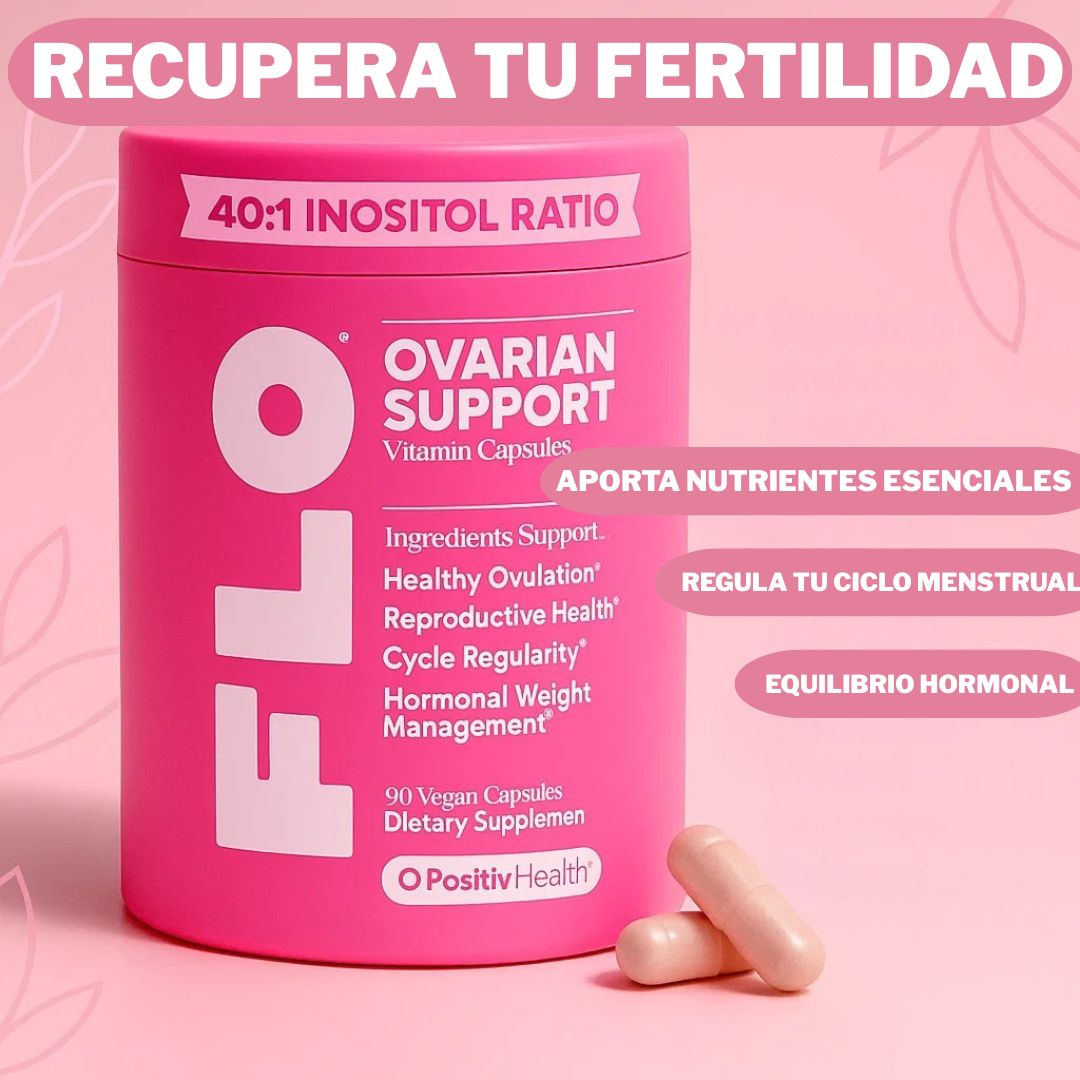 FLO Apoyo Ovárico – Recupera tu fertilidad en cápsulas veganas
