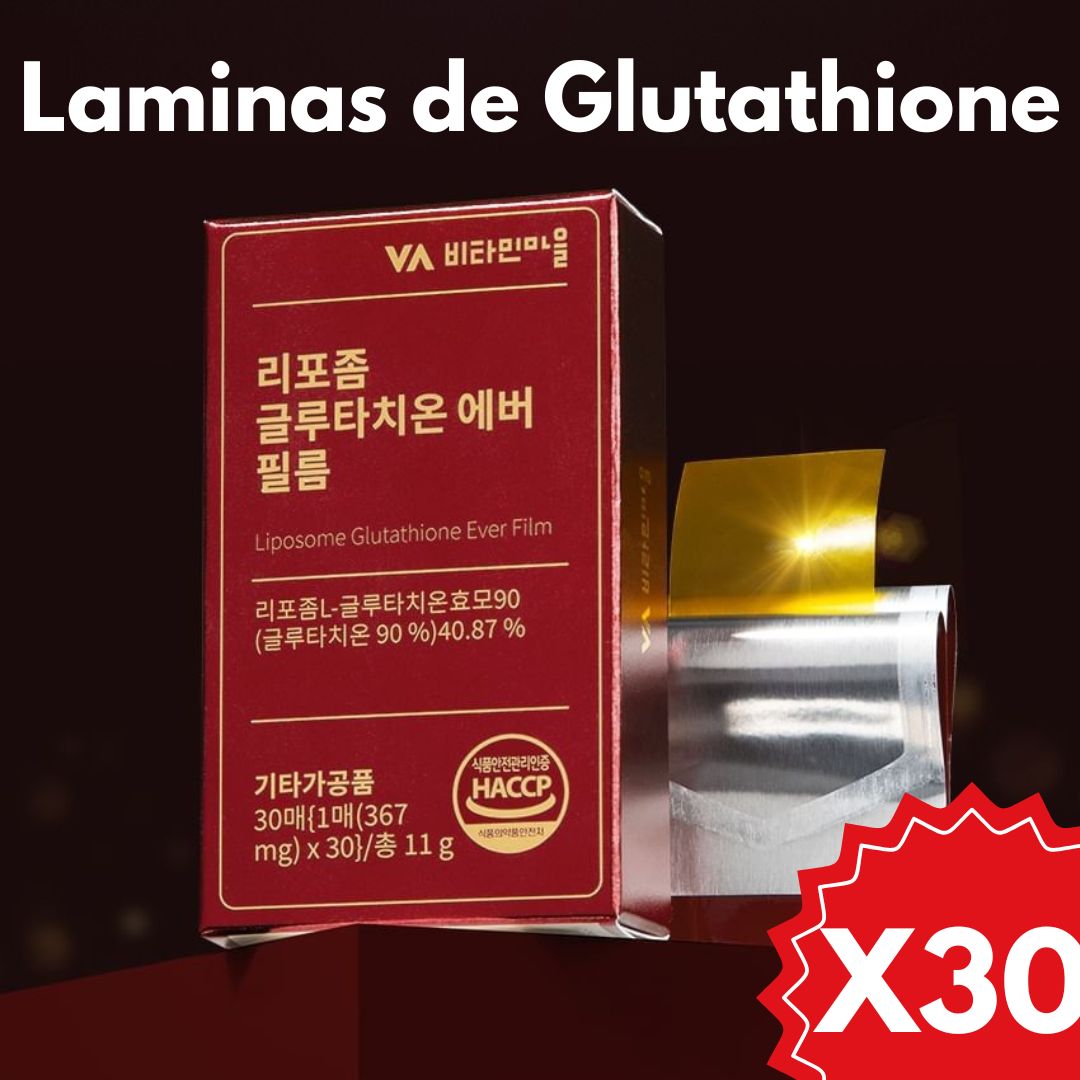 Laminas de Glutathione 30 Paquetes
