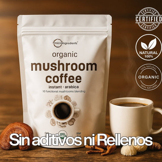 Café de Hongos Orgánica: claridad mental sin ansiedad - TodoBacano
