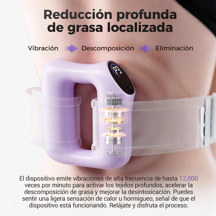 MASAJEADOR PRO™ + CINTA AJUSTABLE ✨ 3 EN 1: Quema Grasa