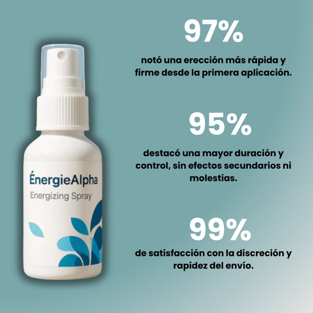 Energia Alfa:Spray para la erección Natural ¡Erecciones firmes como una roca en minutos! - TodoBacano