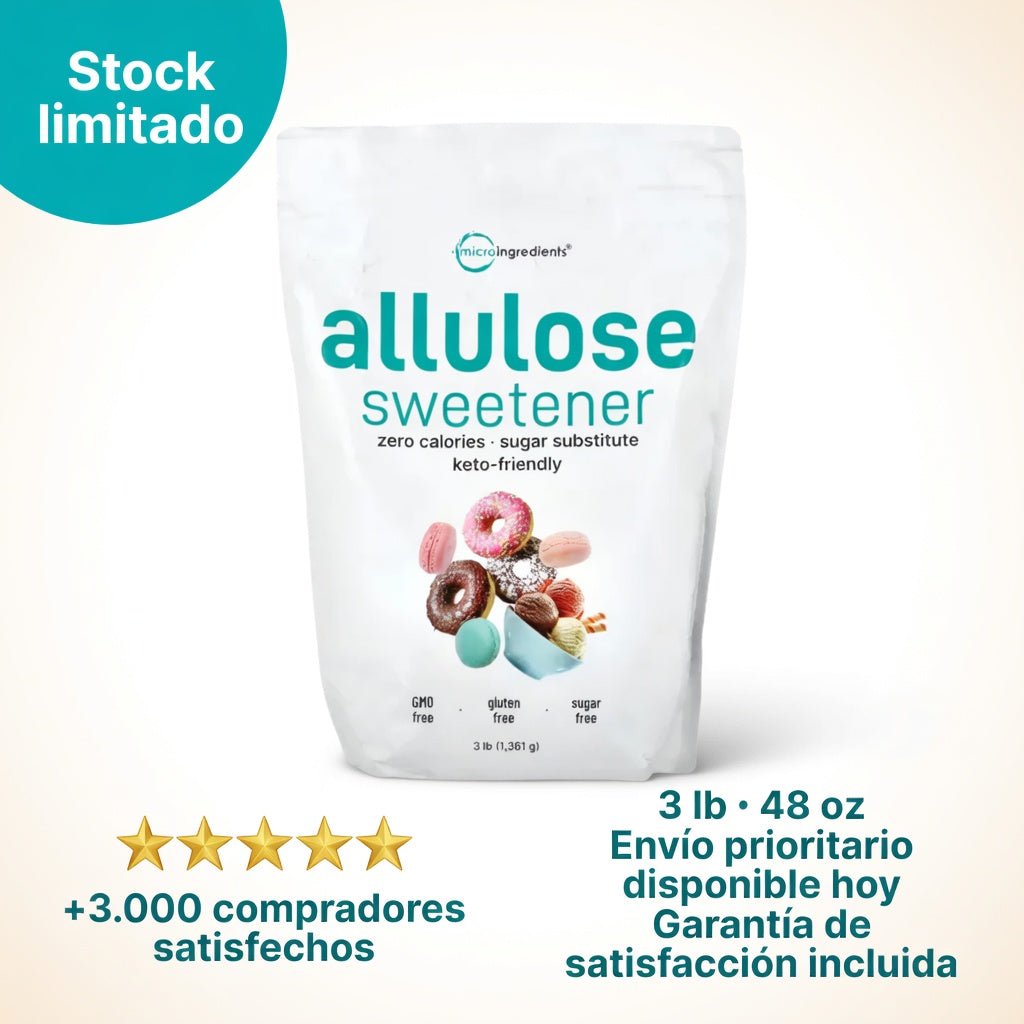 Alulosa te da la misma dulzura — sin calorías, sin picos, sin culpa. - TodoBacano