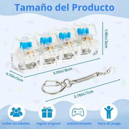 Teclado sensorial LED anti anciedad - TodoBacano