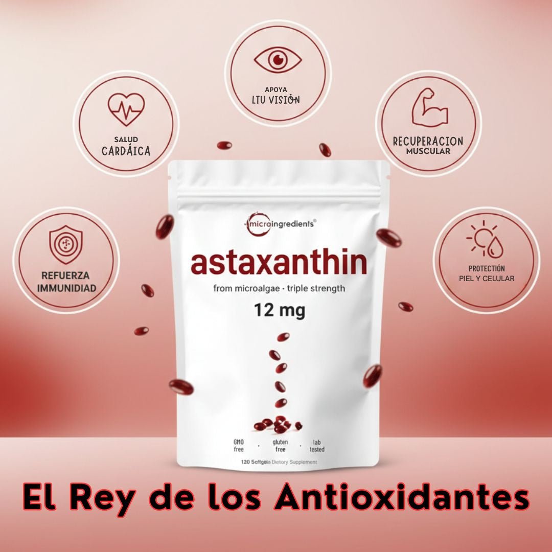12 mg De Astaxantina Pura - TodoBacano