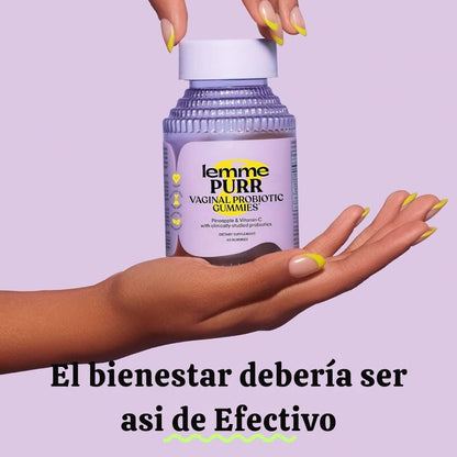 Lemme Purr - Probióticos vaginales para mujeres - TodoBacano