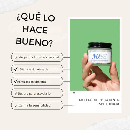 NOBS Tabletas de pasta de dientes - TodoBacano