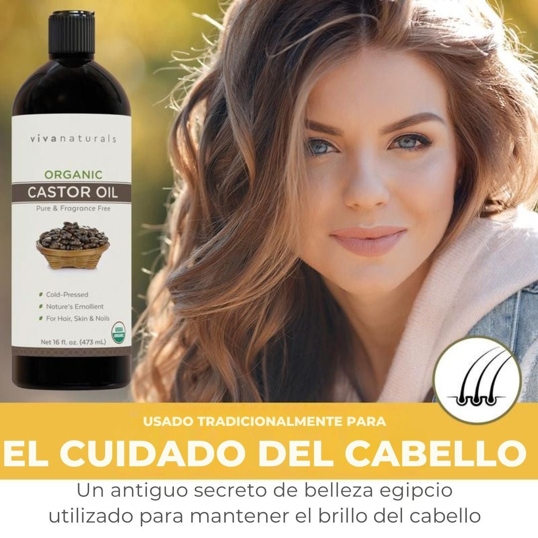 VIVA NATURAL CASTOR OIL 250ML + RIMEL - TodoBacano