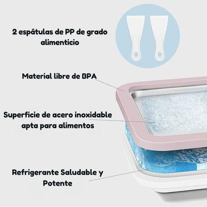 Máquina para hacer helados enrollados + Libro de recetas GRATIS - TodoBacano