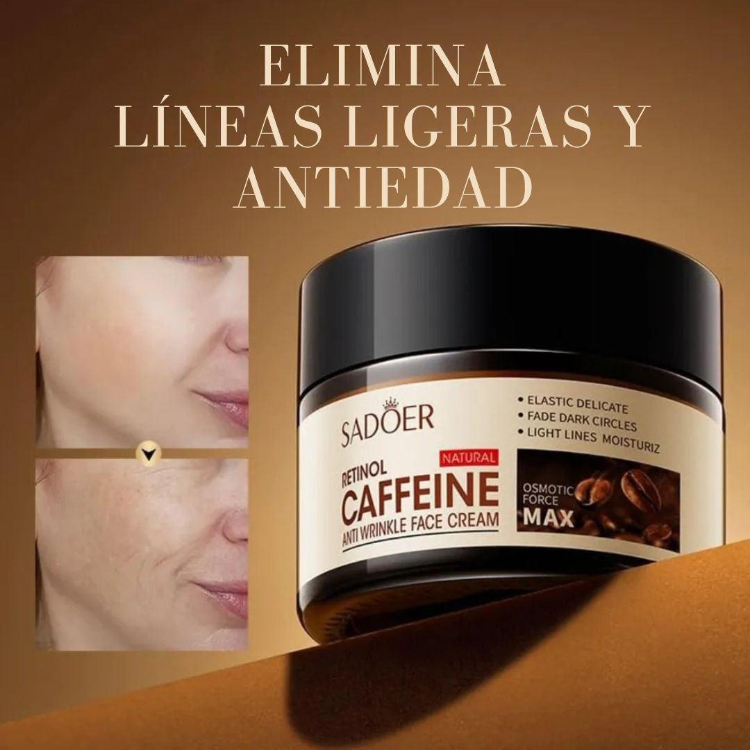 Crema Antiarrugas Con Retinol Y Cafeína